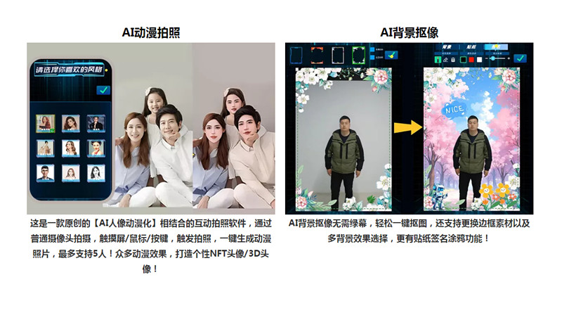 六合一功能大头贴拍照机